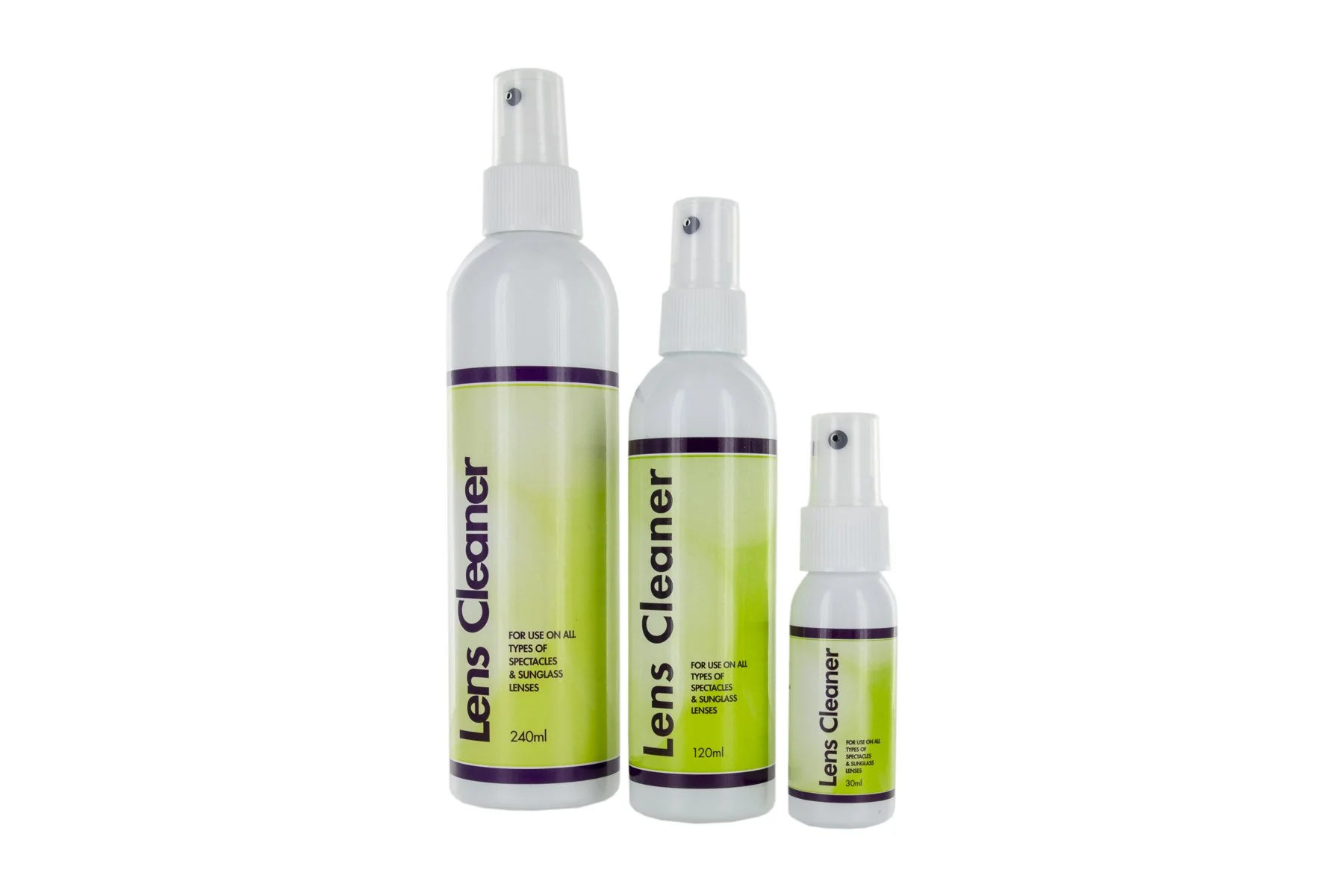 Spectacles & Sunglasses Lens Cleaner - 3 spray bottles