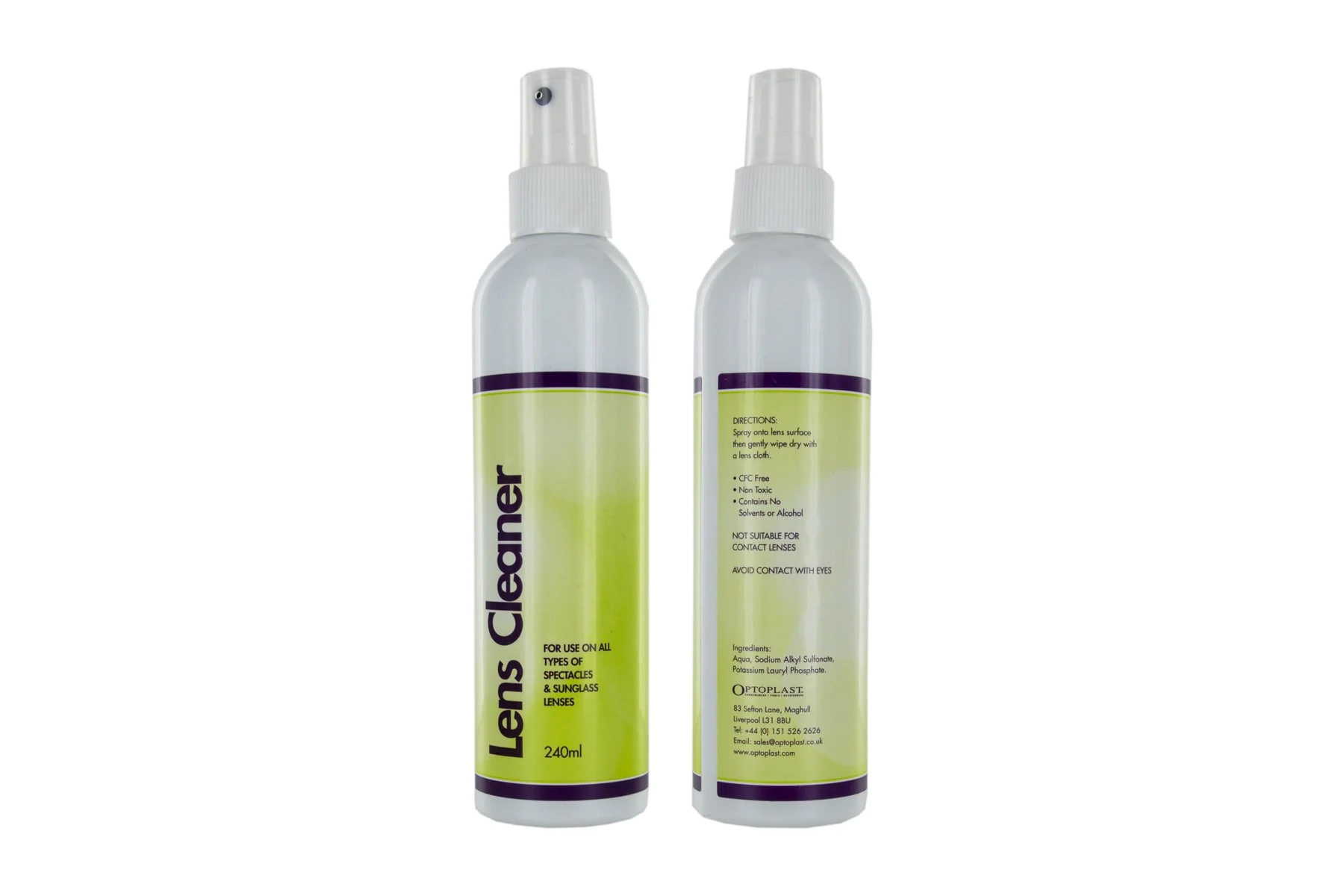 Spectacles & Sunglasses Lens Cleaner - 3 spray bottles - Image 4